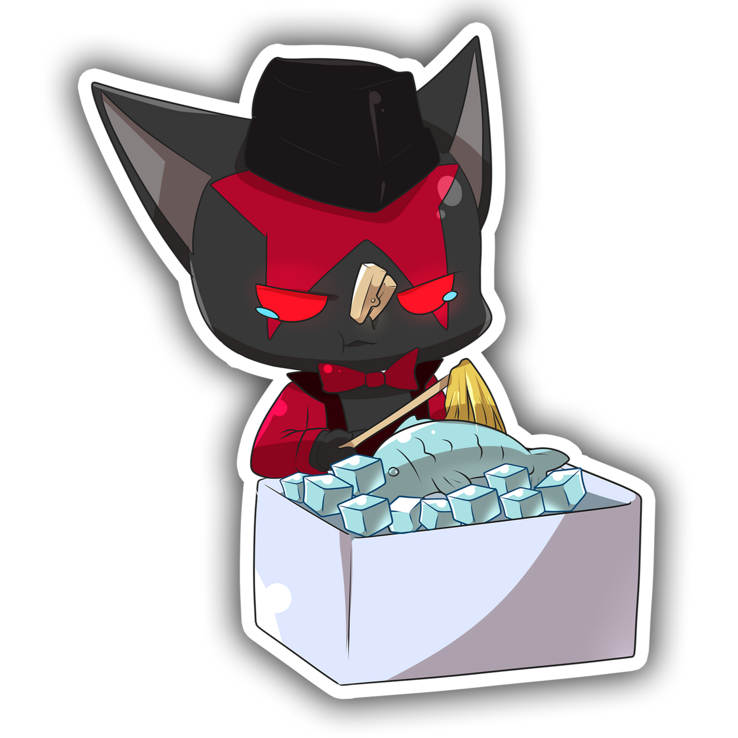 Kuro-Chan vs Smelly Fish