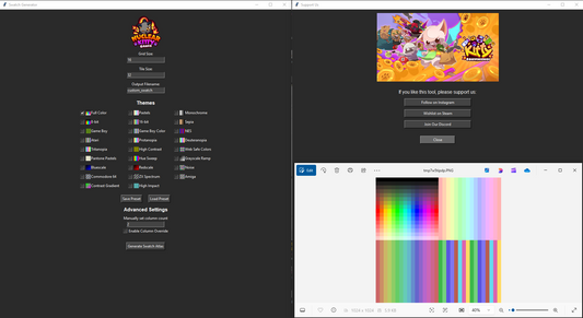 Swatch Generator  - Video Game Development Tool